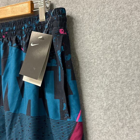 Nike Mash Up Breaker Lined Printed Swoosh Logo Swim Trunks Retro Size XXL NWT - Picture 4 of 11